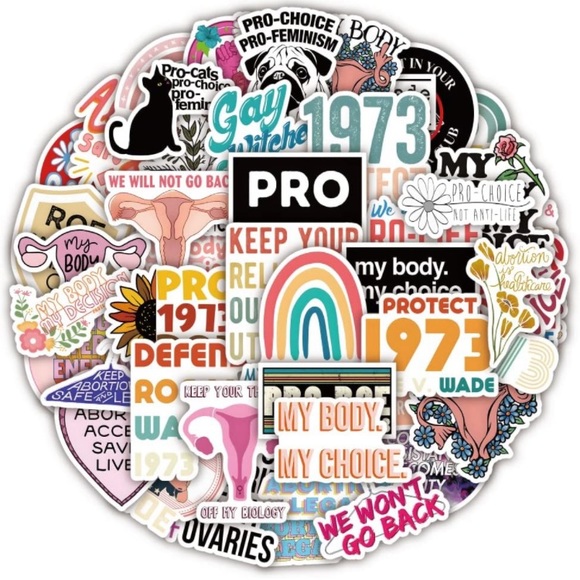 Accessories - New-50 PCS Feminist Stickers Anti Abortion Stickers, Vinyl Waterproof Stickers